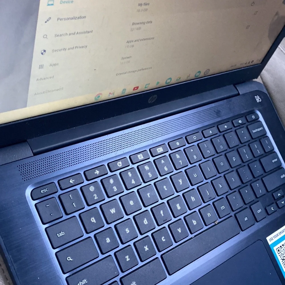 Chromebook hp lots of storage